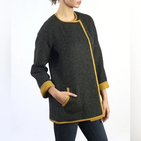 Beyond Threads Reversible Alpaca Car Coat (2-sided) - Picture 4 of 16